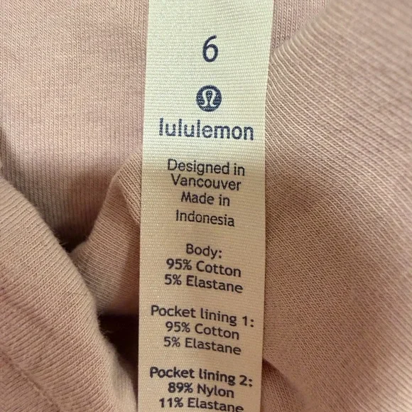 lululemon athletica Women's Light Pink Cowl Neck Sweater - Picture 6 of 9